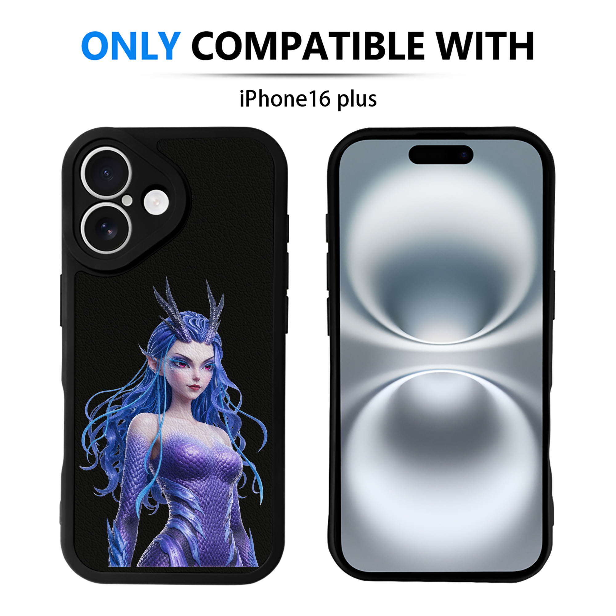（画像用） Ne Zha 2 ナタ 魔童の大暴れ 【iPhone 16シリーズ対応】シリコンスマホケース（レザー調） 材質：シリコン